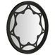 Atrium Black Round Wall Mirror