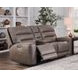 Lawson Sydney Brunette 76" Zero Gravity Power Reclining Loveseat with Console and USB Charging