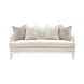 La Marisia Tranquil and Creamy Pearl Chenille 72" Loveseat