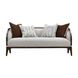 Houston Pebble and Walnut 71" Loveseat