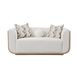 West Kensington Buff and Sea Salt Caramel 69" Loveseat