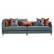 La Francaise Azure Blue 105" Sofa