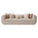 Savannah Breeze Cashmere and Bright Gold Mansion 104" Sofa
