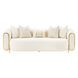 Sassani Crepe and Gold 100" Sofa