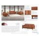 Cassian Nutmeg Leather 80" Sofa