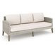 Carezza Taupe and Natural Upholstered 5 Piece Conversation Set