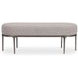 Linea Beige Metal Bench