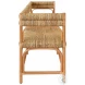 Ajax Seagrass Rattan Bench