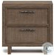 Casa Paros Playa 2 Drawer Nightstand with USB Charging