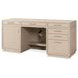 Marlowe Polished Limestone Credenza Home Office Set