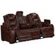 Chester Brown Reclining Living Room Set with USB Charging and LED