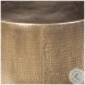 Harpe Antique Brass Coffee Table
