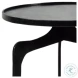 Tawnto Antique Black Side Table