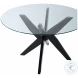Amalie Black Round Dining Table