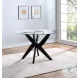 Amalie Black Round Dining Table