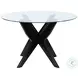 Amalie Black Round Dining Table
