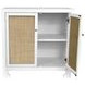 Alden White Lacquer 2 Door Cabinet