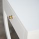 Alexis Matte White Lacquer Rectangular 1 Drawer Side Table