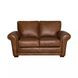 Maverick Cinnamon 67" Top Grain Leather Loveseat