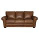 Maverick Cinnamon 88" Top Grain Leather Sofa