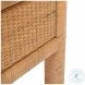 Reed Rattan 1 Drawer End Table