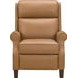 Amber Santa Fe Brandy Leather Push Thru The Arms Recliner