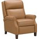 Amber Santa Fe Brandy Leather Push Thru The Arms Recliner