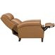 Amber Santa Fe Brandy Leather Push Thru The Arms Recliner