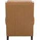 Amber Santa Fe Brandy Leather Push Thru The Arms Recliner