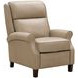 Amber Cashmere Stone Leather Push Thru The Arms Recliner
