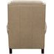 Amber Cashmere Stone Leather Push Thru The Arms Recliner