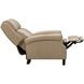 Amber Cashmere Stone Leather Push Thru The Arms Recliner