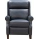 Amber Santa Fe Ocean Leather Dual Power Recliner with Power Headrest and USB Charging