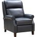 Amber Santa Fe Ocean Leather Dual Power Recliner with Power Headrest and USB Charging