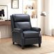 Amber Santa Fe Ocean Leather Power Recliner with USB Charging