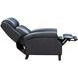 Amber Santa Fe Ocean Leather Power Recliner with USB Charging