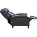 Amber Santa Fe Ocean Leather Dual Power Recliner with Power Headrest and USB Charging