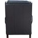 Amber Santa Fe Ocean Leather Dual Power Recliner with Power Headrest and USB Charging