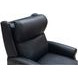 Amber Santa Fe Ocean Leather Power Recliner with USB Charging