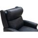 Amber Santa Fe Ocean Leather Dual Power Recliner with Power Headrest and USB Charging