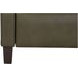 Amber Oasis Olive Leather Power Recliner with USB Charging