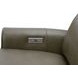 Amber Oasis Olive Leather Power Recliner with USB Charging