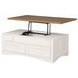 Americana Modern Cotton Cocktail Table With Lift Top