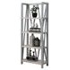 Americana Modern Dove Etagere Bookcase