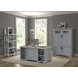 Americana Modern Dove Etagere Bookcase