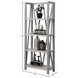 Americana Modern Dove Etagere Bookcase