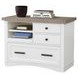 Americana Modern Cotton Functional File Cabinet With Power Center