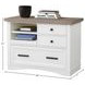 Americana Modern Cotton Functional File Cabinet With Power Center