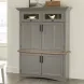 Americana Modern Dove Workstation With LED Light