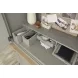 Americana Modern Dove Workstation With LED Light